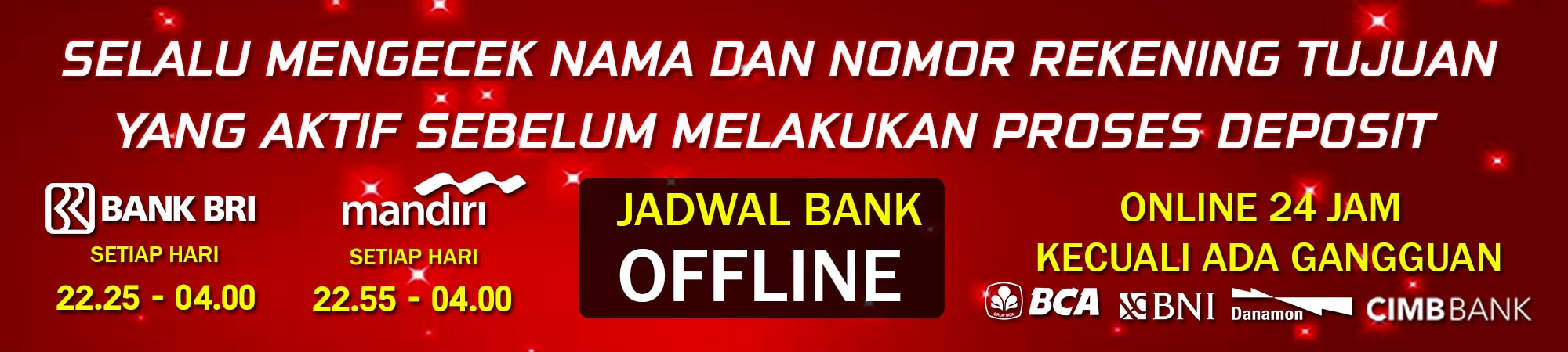 Jadwal bank Judi Online Jadwal bank Judi Online